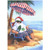 Santa on Beach Warm Weather Christmas Card