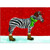 Zebra Christmas Card