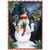 Snowman with Stockings and Ice Skate: Monica Sabolla Gruppo Christmas Card