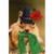 Chipmunk with Top Hat and Green Scarf Box of 12 Cute Christmas Cards