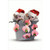 Hedgehogs in Basket Box of 12 Cute Christmas Cards