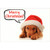 Santa Pups Dachshund Blank Box of 12 Cute Dog Christmas Cards: Merry Christmas