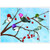 Five Birds Box of 15 Christmas Cards