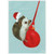 Hedgehog on Ornament: Scott Church Box of 15 Christmas Cards