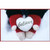 Believe : White Heart Shaped Snowball : Red Mittens Box of 12 Christmas Cards: believe