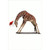 Zoo Yoga Giraffe Humorous / Funny Christmas Card