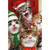 Cats Making Silly Faces Howard Robinson Humorous / Funny Christmas Card