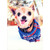 Puppy in Blue Sweater Catching Snowflakes Funny / Humorous Dog Box of 12 Christmas Cards