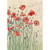 Tall Stemmed Poppy Patch Blank Note Card