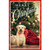 Golden Retriever Puppy : Red Bow on Neck Cute Dog Christmas Card: Merry Christmas