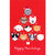 Happy Paw-lidays Tree : Cute Cat and Dog Faces Christmas Card: Happy Paw-lidays