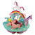 Cute Unicorns, Birthday Rainbow and Clouds Santoro Pirouettes 3D Pop Up Keepsake Birthday Card: Happy Birthday