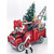 Santa's Red Pickup Truck 3D Pop Up Laser Cut Christmas Card