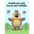 Bear Ready For a Big Hug Funny / Humorous Birthday Card: Sending you a big hug on your birthday