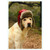 Golden Labrador Wearing Red Hat Cute Christmas Card