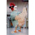 Rooster Hospital Gown Funny / Humorous Mini Blank Gift Enclosure Card