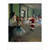 Santa : The Ballet Class Impressionist Christmas Card