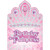 Birthday Princess Crown Die Cut Foil Birthday Card For Girls: Birthday Princess