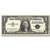 US One Dollar Die Cut Blank Note Card