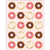 Donuts on Pink Mini Blank Gift Enclosure Card For Kids