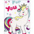 Unicorn Pony Mini Blank Gift Enclosure Card For Girls: For You