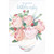 Pink Rose Bouquet Watercolor Michelle Rummel Feminine Birthday Card for Her / Woman: Beautiful birthday wishes