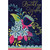 Birthday Wishes Blue Floral On Black Nicole Tamarin Patchwork Birthday Card: Birthday Wishes