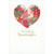 Floral Heart : Granddaughter Valentine's Day Card: To a Lovely Granddaughter