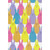 Multiple Rows of Sparkling Bunny Peeps Easter Card