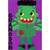 Cute Frankenstein in Green Clothing Juvenile Halloween Card for Grandson: Grandson