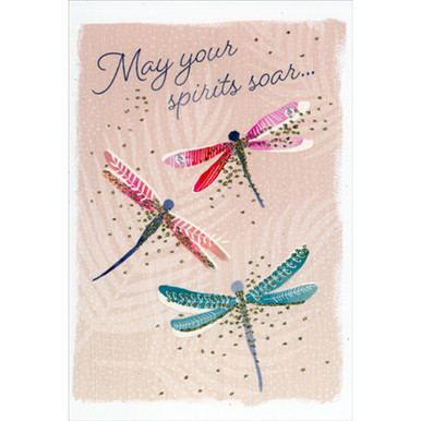 CARD BIRTHDAY HAPPY PARTY DRAGONFLY GIFT