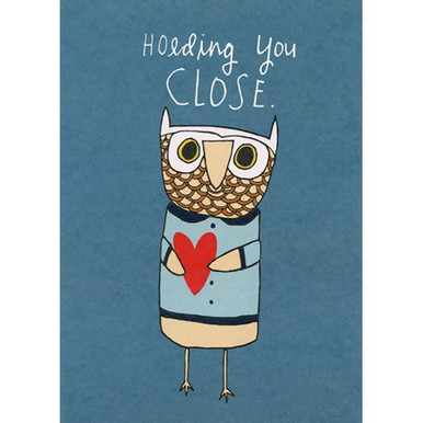 I've Lost The Bathroom Scissors Again - Owlbrows - Funny Owl | Greeting Card