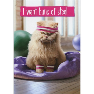 Avanti - Kitten Yoga Just Funny Card