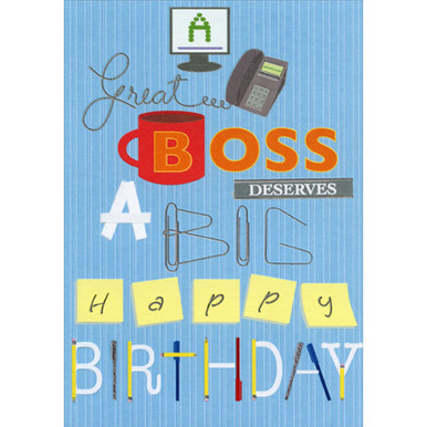 Greeting Card For Boss – Professional & Thoughtful Card For Your Manager