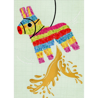 Pinata Filled with Beer Funny / Humorous Birthday Card | PaperCards.com
