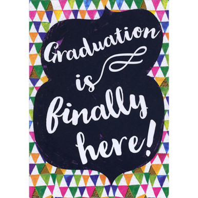 Triangle Graduation Graduation Is Finally Here : Colorful Repeated Triangles Graduation ...