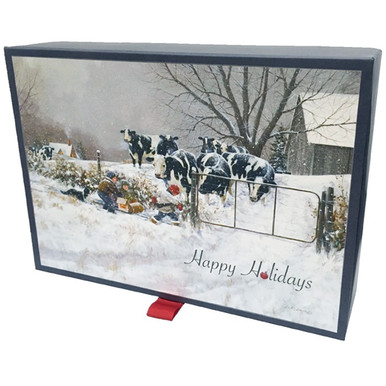 Snow Sparkle Gift Christmas Card, 307658