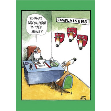 Complainers Box of 12 Funny / Humorous Christmas Cards | PaperCards.com