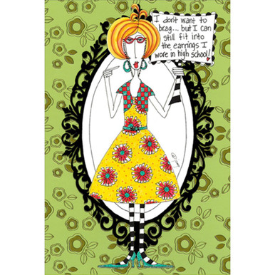 Well Fitting Bra, Funny Birthday Card for Her – Yellow Daisy Paper Company