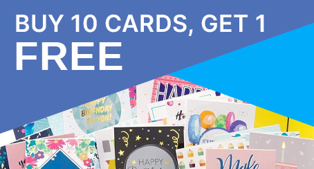 Special Offer - Buy 10 Cards Get 1 Free No Limit