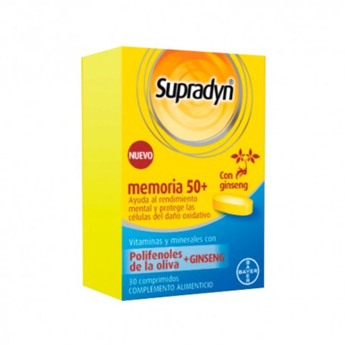 Supradyn memoria 50+ 30 comprimidos Supradyn memoria 50+ 30 comprimidos