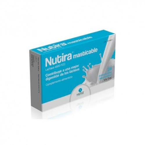 Nutira lactasa 4500 fCC 28 comp masticables Nutira lactasa 4500 fCC 28 comp masticables