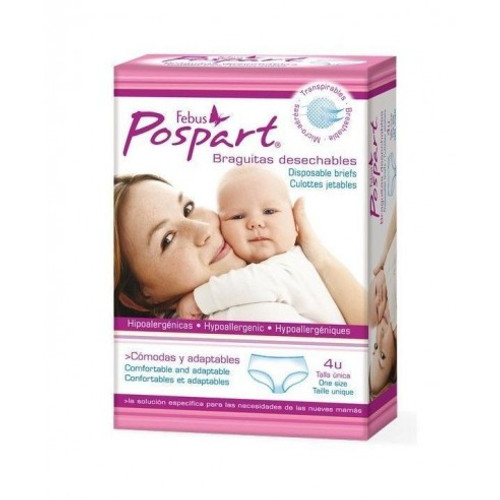 Braguitas desechables indasec post-parto Braguitas desechables indasec post-parto