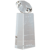 Crystal Diamond on Clear Crystal Pedestal