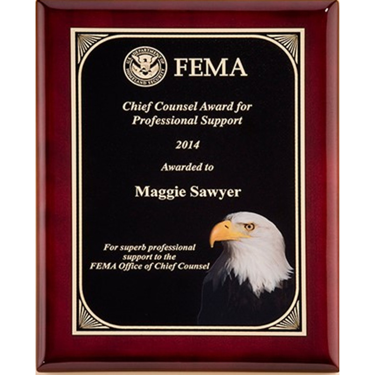 High Definition Eagle Plaque