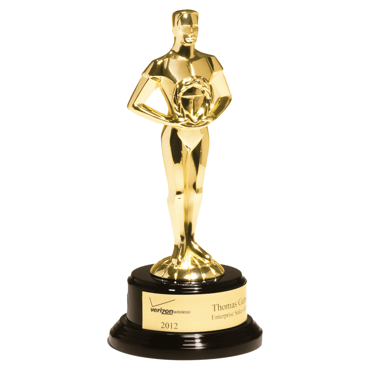 Large Achiever Trophy on Ebony Base