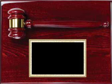 Rosewood Piano Finish with Gavel