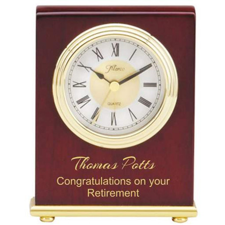 Retirement Desk Clock