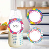 Waterproof small round write-on labels kawaii kids daycare name stickers