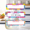 Kawaii Cuties small rectangle write-on labels — reusable waterproof